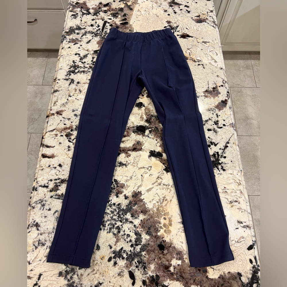 LILLY PULITZER BLUE TROUSER LEGGINGS - Size Small